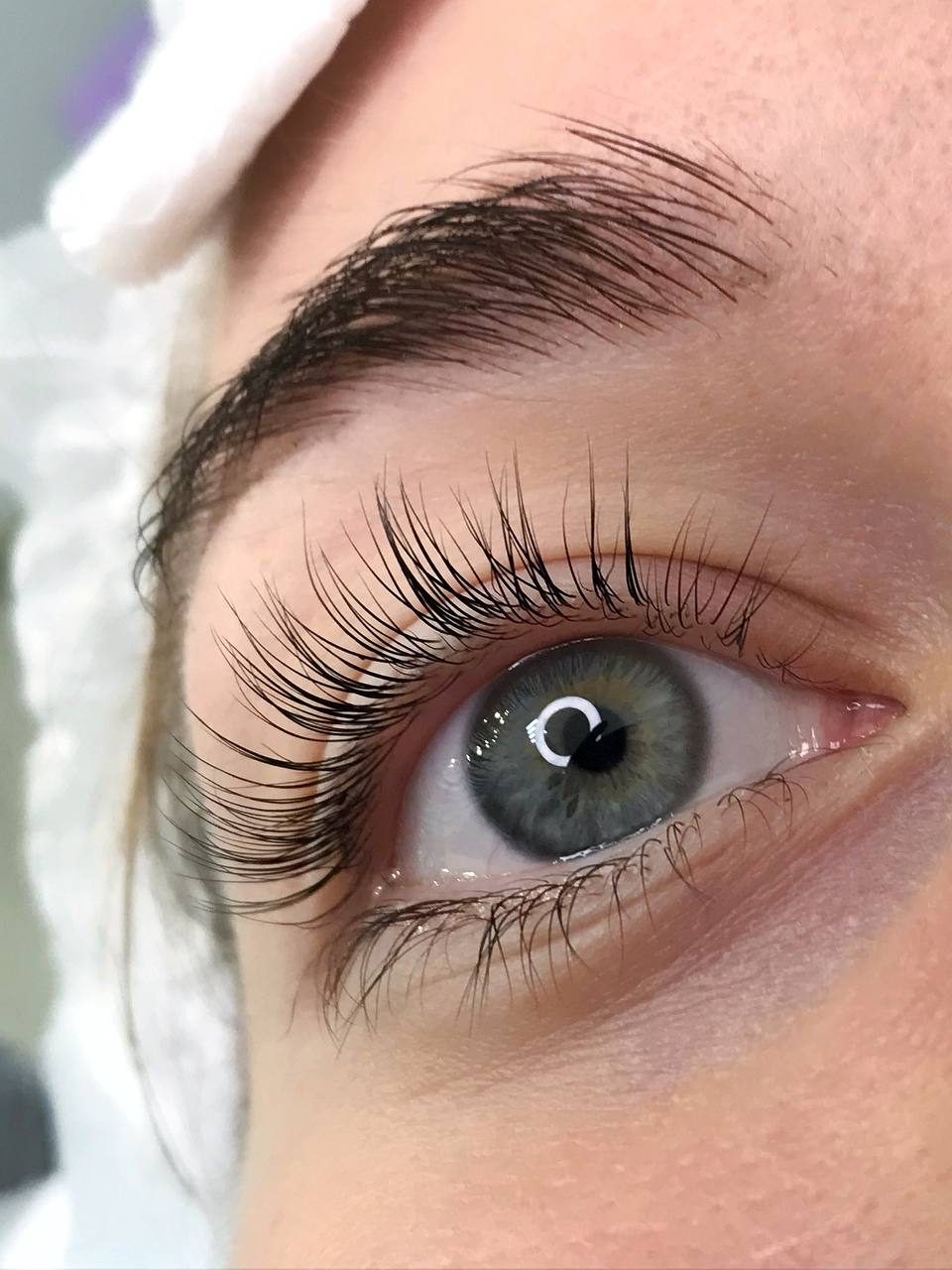 Lash lift process at Sorrento Valley studio in San Diego