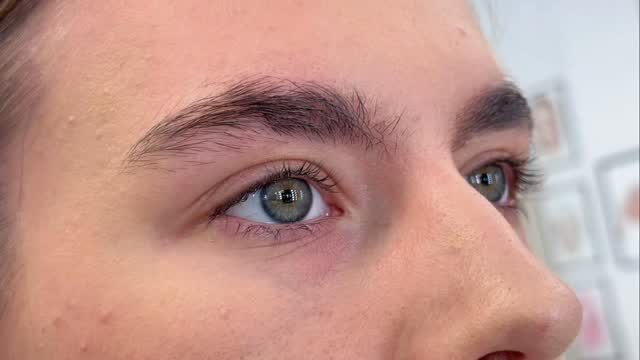 Eyebrow tint and shape. Link for booking in bio #eyebrowshapingsandiego #sandiego #sorrentovalley in Sand Diego, CA